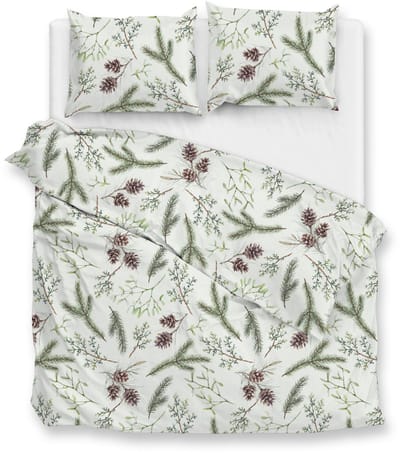 Zohome Pino Dekbedovertrek - Tweepersoons - 200x200/220 cm - Green