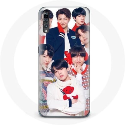 Coque pour Huawei P20 BTS Affiche Memebers Cadeau de Noël 2023