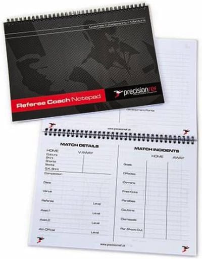 Precision - scheidsrechter notitieboek A5 - voetbal