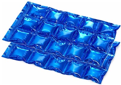 Cuisine Elegance Flexibele Koelelementen / icepacks - 2x - plat - herbruikbaar - 15 x 25 cm
