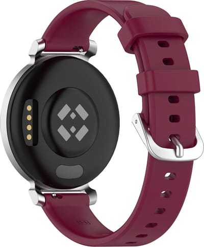Siliconen bandje - geschikt voor Garmin Lily 2 / Lily 2 Active - bordeauxrood