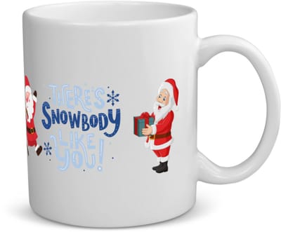 Akyol - kerst there's snowbody like you koffiemok - theemok - Kerstmis - kerst beker - winter - kerst - christmas - kerst cadeau - 350 ML inhoud