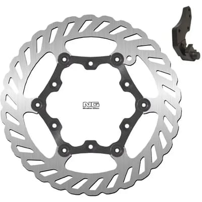 Vlotterende motorremschijfset en steuntje NG Brake Disc Wave 1199XK09