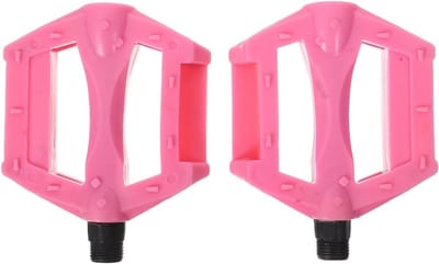 Bicycle Pedals voor Kinderen - Tricycle Pedalen, Fietsaccessoires en Pedalriemen voor Peuters in Wit en Roze