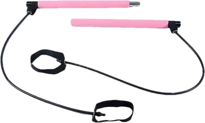 Pilates Sculpt Bar - Fitnessstang Set - Lichaam Vormgeven - Demontabel Ontwerp - 49.6 x 13.5 cm - Roze