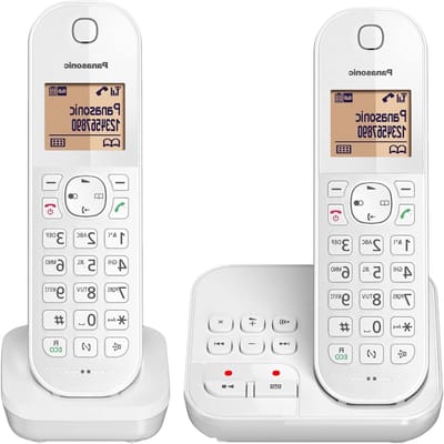Draadloze DECT Telefoon - Huistelefoon Antwoordapparaat - Thuis Bellen - Blokkeren Ongewenste Oproepen - 1.6 inch display - Wit