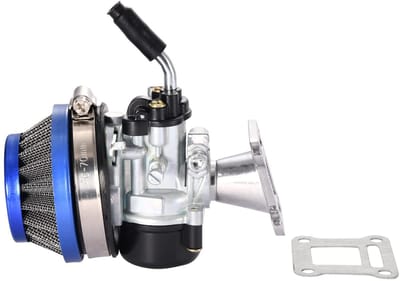 Dailygoods- Carburateur 19mm - Vervanging voor 2 Takt 47cc/49cc - Luchtfilter - Assemblage - Eenvoudig te installeren - Blauw - Motorcarburateur