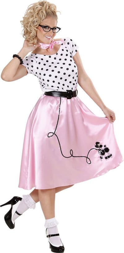 Jaren 50 jurk poedel Kate dames