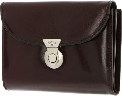 Golden Head Leren portemonnee Colorado RFID Protect Schlossbörse 1150 Bordeaux wijnrood