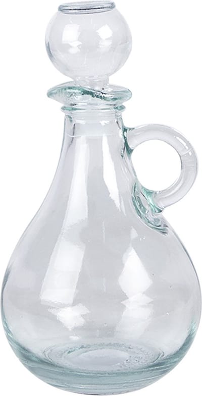 Clayre & Eef Decoratie Fles 325 ml Transparant Glas