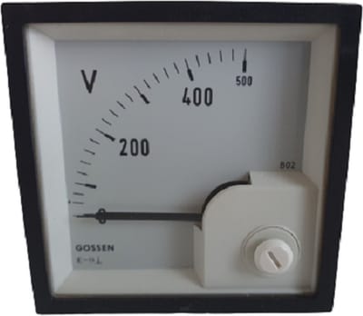 GMW EQB 72-500V - Analoge paneelmeter - 72x72 mm - 0...500V AC