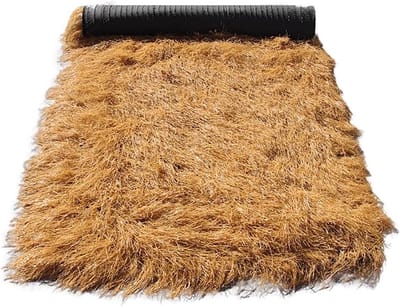 Strodak Rol - Kunstgras Dak - Terras Decoratie - Waterdicht PE Materiaal - 1 x 15 Meter - Geel