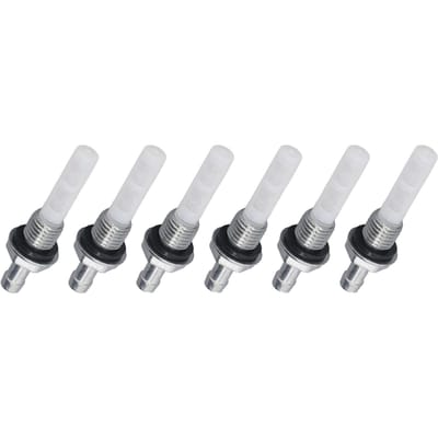 6 stuks Brandstoftank Aansluitfilter Aluminiumlegering Olietank Aansluitfilter Vervanging voor Gx120 Gx160 Gx200