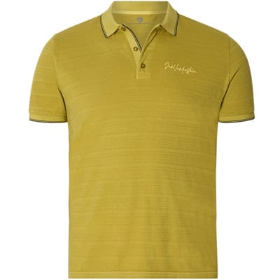 Jan Vanderstorm herren Poloshirt - 52/54 - donkergeel - Plus Size