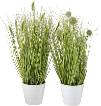 Kunstgras In Pot 2 st. - 44 cm