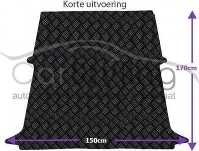 Laadvloermat Renault Kangoo korte uitvoering 2008-heden