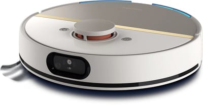 Philips HomeRun Aqua 7000 Series XU7000/02 - Robotstofzuiger met Dweilfunctie - Wit / Goud - App Connected