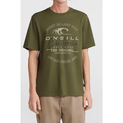 O'Neill  Cali Wave T-shirt Forest Night Taglia: M | T-shirt stampate Outlet | Uomo | Nero