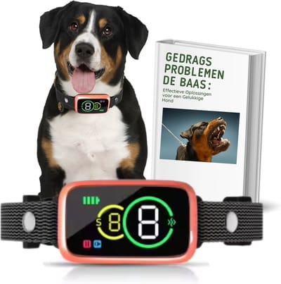 Maxipets ® Anti Blafband PRO 2.0 - Blafband voor honden - Halsband hond - Trainingsband - Anti blaf apparaat - Zonder schok - Kleine en grote honden - Oplaadbaar - Waterdicht - Oranje