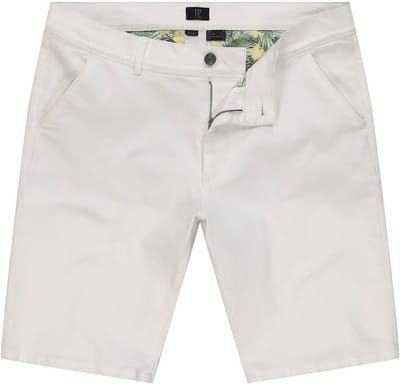 JP 1880 - Heren - Chino-bermuda buik-fit straight fit - Off-white - Maat 70
