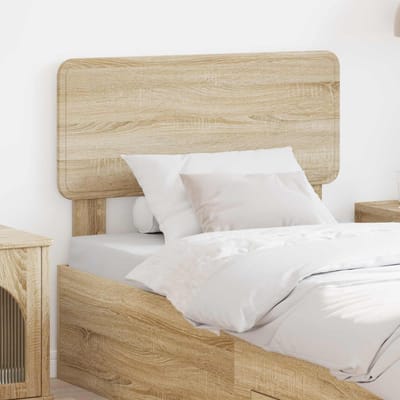 vidaXL - Hoofdbord - Sonoma - Eik - Bewerkt - hout