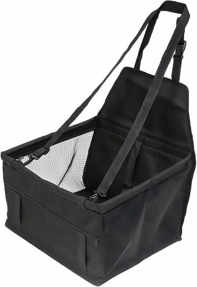 Hondenautostoel - Auto nest - Veilig reizen - Waterdicht materiaal - 45 x 40 x 25 cm - Zwart
