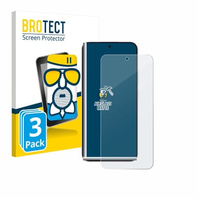 BROTECT - Screenprotector voor Oppo Reno 14 - Folie Beschermfolie Beschermglas matte 3 Stuks