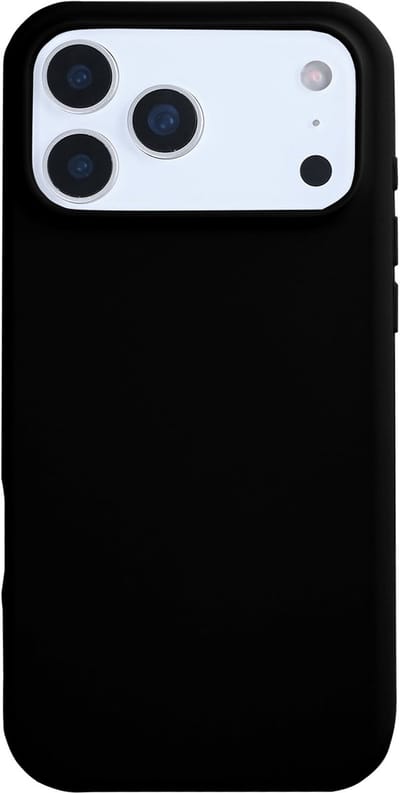 Rixus Soft TPU Phone Case For iPhone 17 Pro Black