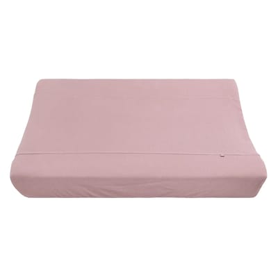 Baby's Only Gebreide baby aankleedkussenhoes - Waskussenhoes - Overtrek verzorgingskussen Pure - Oud Roze - 45x70 cm - 100% ecologisch katoen