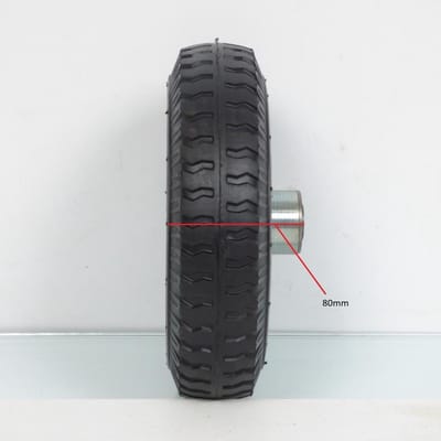 Roue complète de rechange 2.50-4 pour stabilisateur Moose Racing moto enfant