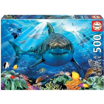 EDUCA - puzzel - 500 stuks - Grote witte haai
