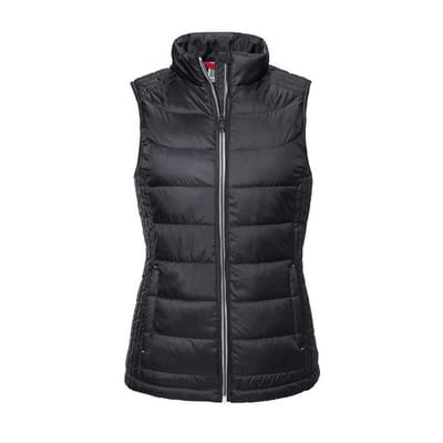 Russell Dames/dames Nano Body Warmer (Zwart)