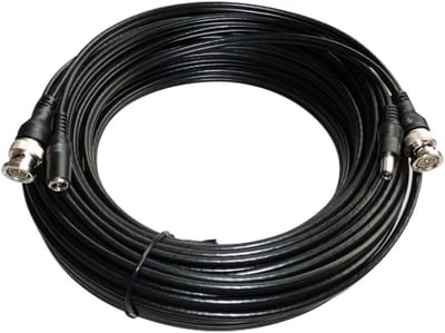 Combikabel Mini Coax BNC RG59 (Video) + Voeding 30 meter