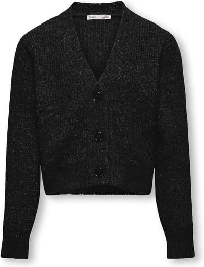 ONLY meisjes kids vest ORIANA Black Black Glitter Regular Fit