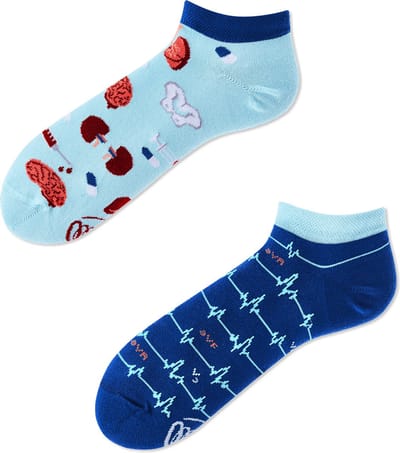 Many Mornings unisex enkelsokken - Dr. Sock Low - Unisex - Maat: 35 - 38