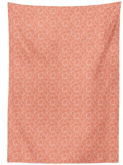 ABAKUHAUS Paastafelkleed – satijnen tafellaken 140x170 cm – Siena en Wit, wasbaar