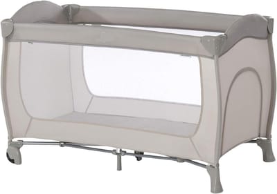 Zylo® Campingbedje Baby - Reisbedjes - Baby Klamboe - Beige - 125cm x 69cm x 82cm