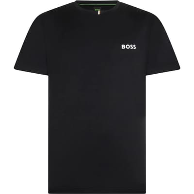 Boss Heren T-Shirt Zwart 50554543/001 Ts Toc Spin Training