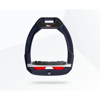 Veiligheidsbeugels voor paardrijden Hellend Ultra Grip Groen/Grijs/Rood Flex-On Safe-On