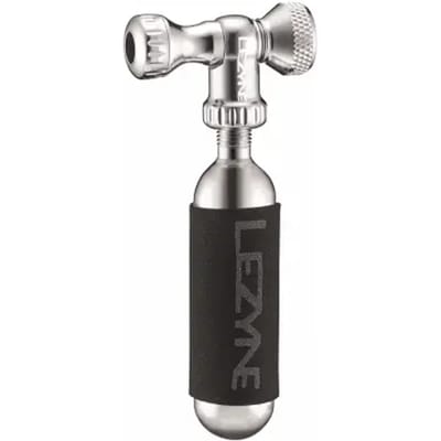Lezyne Control Drive - CO2 Minipomp - Aluminium - Presta/Schrader Ventiel - Zilver