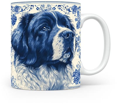 Mok Leonberger Beker voor koffie of tas voor thee, cadeau voor dierenliefhebbers, moeder, vader, collega, vriend, vriendin, kantoor, opa, oma, hond, kerst, sinterklaas, verjaardag