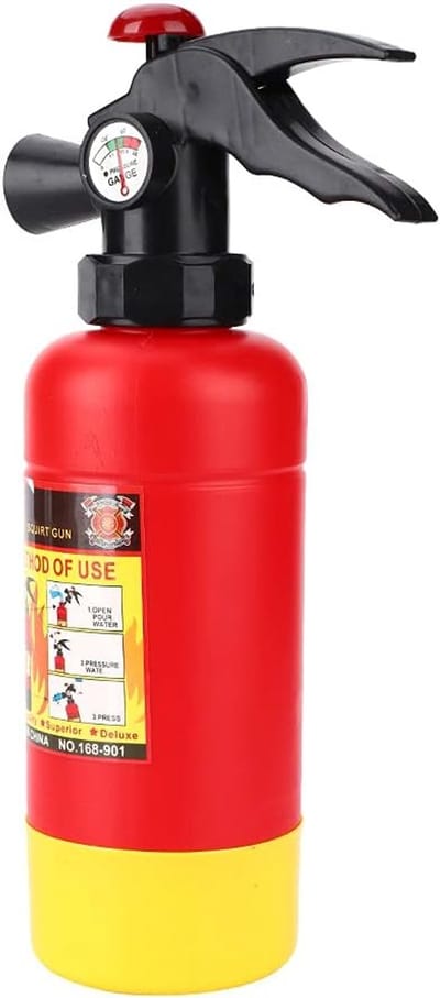 Kinderspeelgoed Brandblusser - Waterpistool - Zomerpret - Duurzaam Materiaal - 29 x 14 cm - Afbeelding Kleur