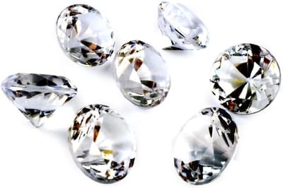 Decoratieve Kristallen Diamanten 30 Stuks - Transparant Glas - Perfect voor Wederzijdse Decoratie - ShopVlot