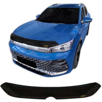 SCOUTT | Motorkapbeschermer Deflector Voor Volkswagen Tiguan Vanaf 2024, Aerodynamisch, Eenvoudige Montage, Geen Boren Vereist