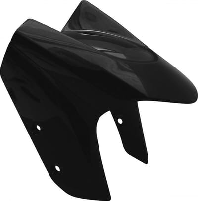 Voorste spatbord p2r voor Yamaha 500 T-Max scooter 2008 tot 2011 glanzend zwart met glitters, nieuw