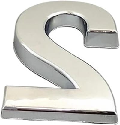 Huisnummer Sticker - Adres Cijfer - Huis Decoratie - Acryl Materiaal - 5cm Hoog - Zilver