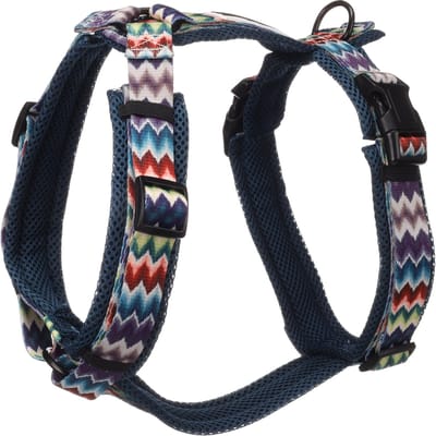 Hond Harnas Y-vorm Nusa Penida Blauw L 46-80cm 60-86cm 25mm