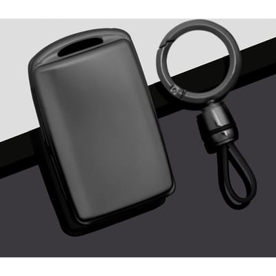 Étui de clé de voiture à 3 boutons pour Mazda 3 Alexa Cx30 Cx-4 Cx5 Cx-5 Cx8 Cx-8 Cx-30 Cx9 Cx-9 Coque de protection de télécommande Porte-clés Accessoires gray