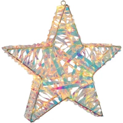 Central Park Regenboog Ster Verlichting - Multi - 38,5cm