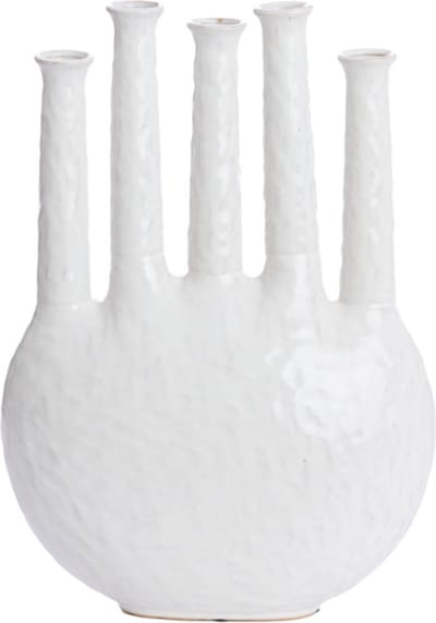 Light&living Vaas deco 34x14x48 cm BEKAPO keramiek crème
